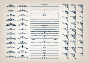 وکتور طرحهای اسلیمی گوشه ای